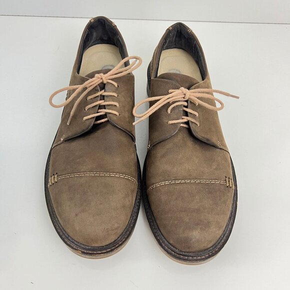Naot Simiyu Oxford Cap Toe Mens Shoes Brown Suede Lace Up  EU 43 US 10 - Picture 2 of 8